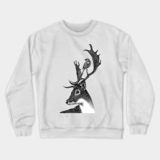 Stag + Robin Crewneck Sweatshirt